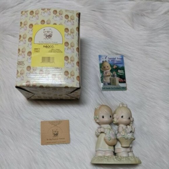 Precious Moments Figure -  “To My Forever Friend” - Vintage 1985 - 100072 - New - Picture 1 of 7